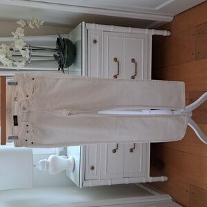 J.Crew Womens Classic White Boot‎ Cut Jeans 9" Rise/30" Inseam Size 29